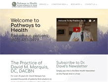 Tablet Screenshot of pathwaystohealth.net