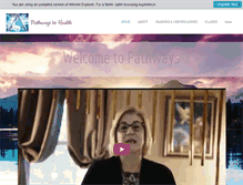 Tablet Screenshot of pathwaystohealth.com